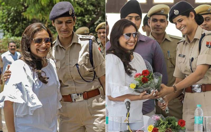 Amidst Mardaani 2 Shoot, Rani Mukerji Meets The Police Force At Kota