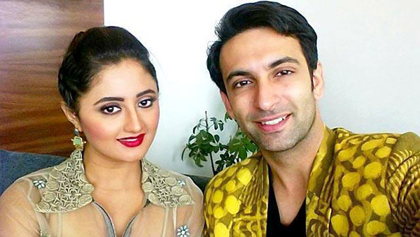 Rashami Desai with Husband