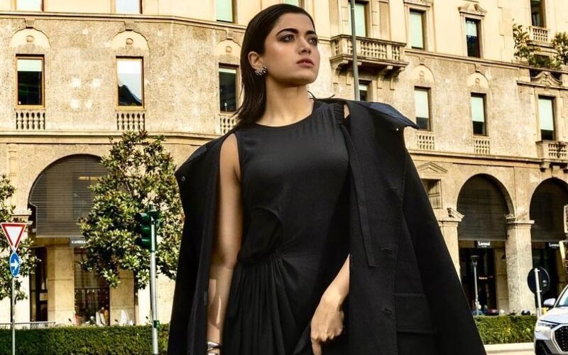 Rashmika Mandanna Stuns In Black At Milan Fashion Week, Amid Animal’s Roaring Success- Take A Look At Her Photos INSIDE