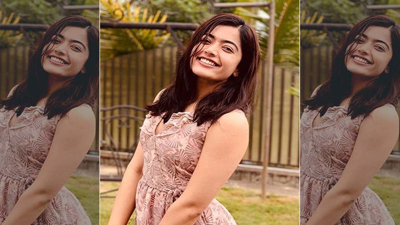 Rashmika Mandanna WINKS And Does Little Dance While Posing For Paparazzi; Pushpa Actress Makes Heads Turn In A Stylish Outfit-See VIDEO