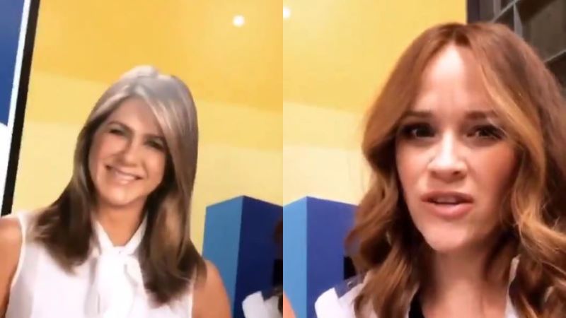 Reese Witherspoon Gets A Silent Treatment From Co-Star Jennifer Aniston; Her Reaction To The Same Is Hilarious – VIDEO