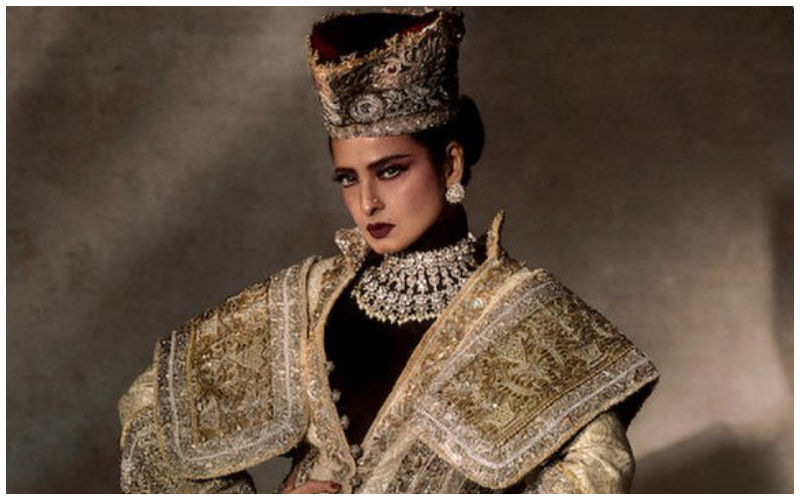 Rekha Wears Archived Ensemble Originally Designed For Karan Johar’s Takht? Actress’ Will Take Your Breath Away With Her Outfit