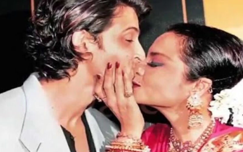 When Rekha And Hrithik Roshan Were Caught In A LIP-LOCK, Their Awkward Accident Kiss Had Created A Stir On Social Media
