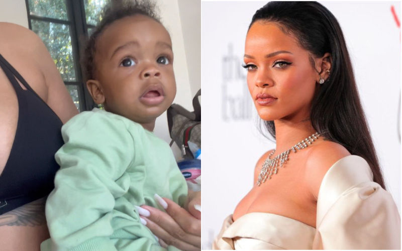 VIRAL! Rihanna’s Son Wins Internet He Interrupts Mommy’s Workout Routine; Fans Say ‘I Wish I Was That Baby RN’