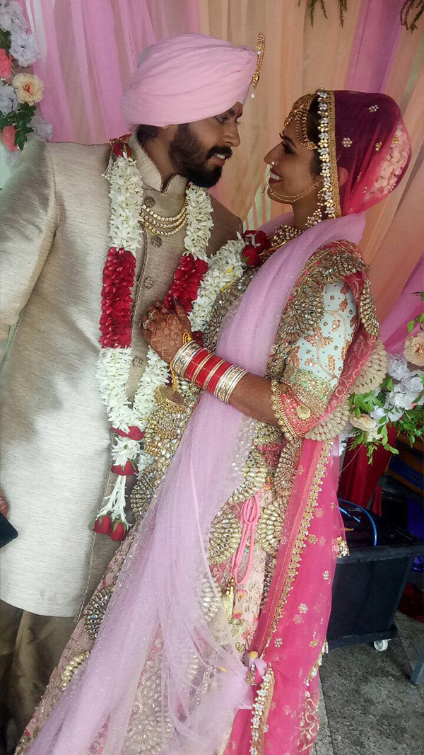 Ridheema Tiwari And Jaskaran Singh Tie The Knot