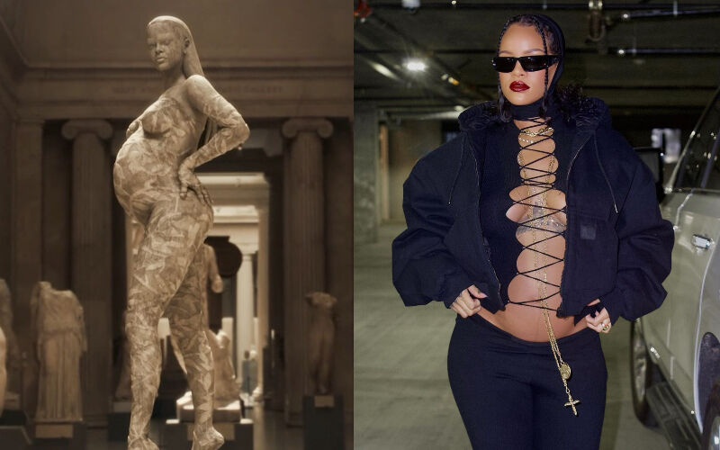 MET GALA 2022: Rihanna Debuts Her Massive Marble Statue With Baby Bump As ‘Historic Tribute’; Fans Say, ‘What A Goddess’