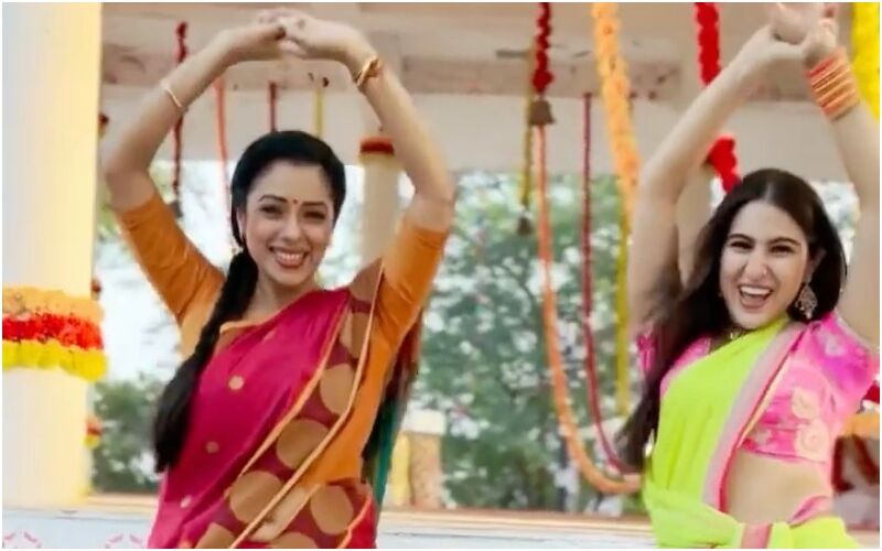 Anupama Aka Rupali Ganguly Grooves On ‘Chaka Chak’ With Sara Ali Khan, Fans Say, ‘Two Divas Together’-WATCH