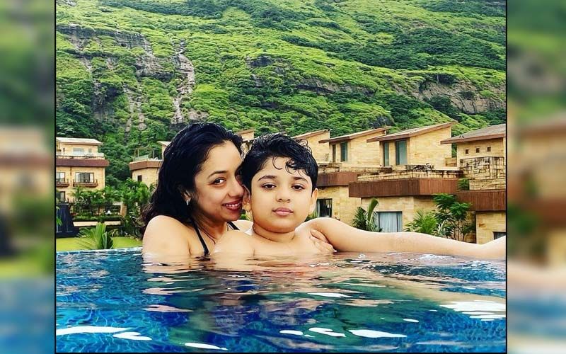 Anupamaa Actress Rupali Ganguly Gives Fans A Glimpse Of Her Pool Day With Son Rudransh And It's Unmissable