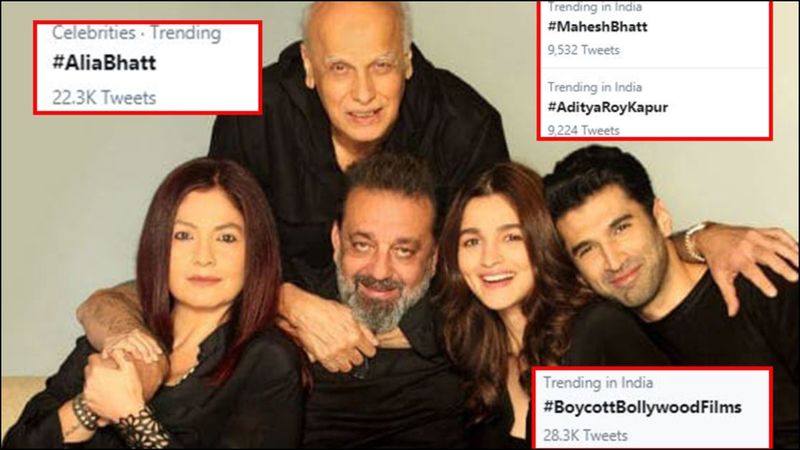 Enraged Netizens Trend #BoycottBollywoodFilms After Alia Bhatt Announces The OTT Release Date Of Sadak 2