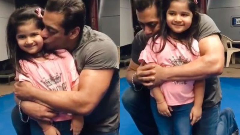 Salman Khan Showers His Little Fan With Endless Kisses And Hugs; Bhai Fans Call It ‘Cuteness Overload’ – VIDEO