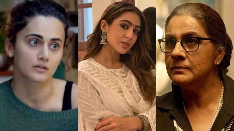Sara Ali Khan Responds To Taapsee Pannu's Experience Of Working With A 'Fierce' Amrita Singh In Badla; Says, 'Amma Sends You A Big Hug'