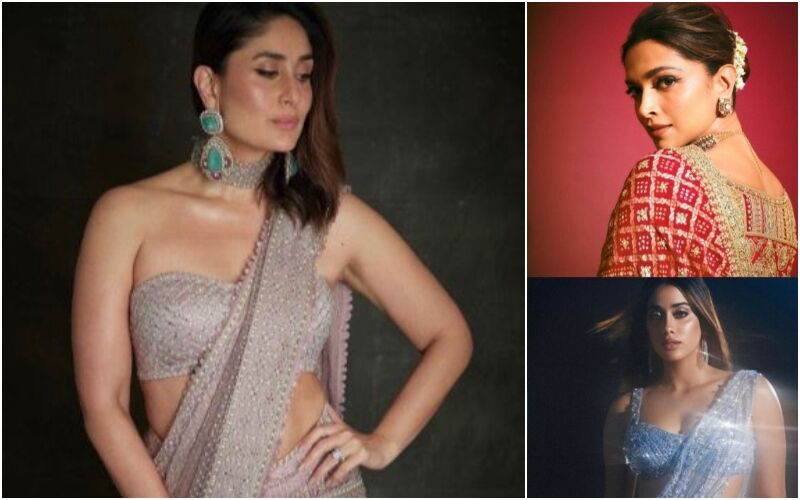 Kareena Kapoor, Deepika Padukone To Janhvi Kapoor - Bollywood Actresses Who Slayed In Their Glamorous Sarees - SEE PICS