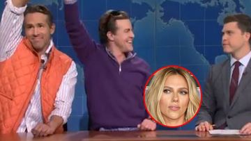 Scarlett Johansson's Ex Ryan Reynolds Meets Her Fiance Colin Jost, What Follows Is A Bunch Of Adult Jokes – Video