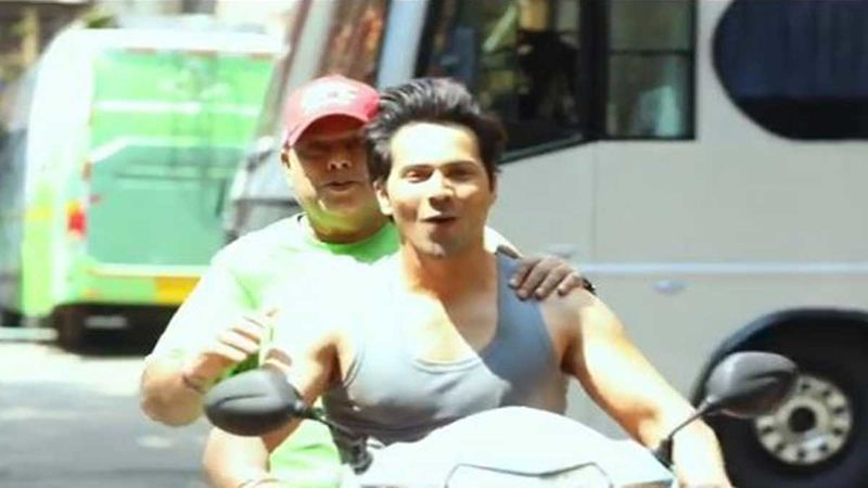 Varun Dhawan Justifies Not Wearing A Helmet While Riding A Scooty; Responds To A Fan Who Questioned Him