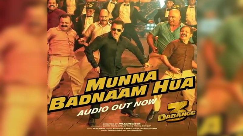 Dabangg 3 Song Munna Badnaam Hua Audio: Salman Khan Reprises Munni Badnaam Song With UP Item Boy Tadka