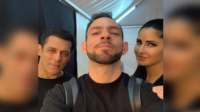 Katrina Kaif’s Trainer Shares An Internet Breaking Selfie With Salman Khan And Kat Twinning In Black