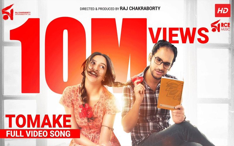 Parineeta’s Song Tomake Crosses 10 Million Views On Youtube, Raj Chakraborty Thanks Team