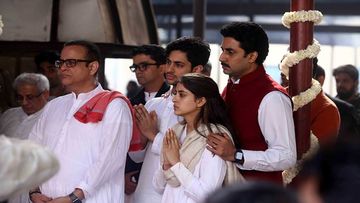 Ritu Nanda’s Funeral: Navya Naveli Nanda Breaks Down, Abhishek Bachchan Consoles His Niece