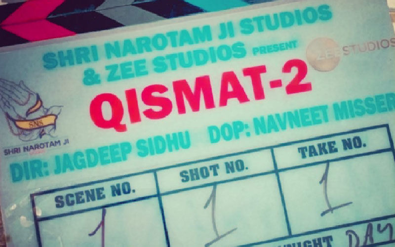 Director Jagdeep Sidhu's 'Qismat 2' Shooting Begins
