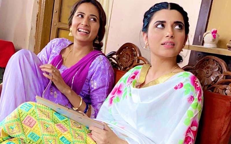 Saunkan Saunkne: Sargun Mehta, Nimrat Khaira Having Fun At Shooting; Shares Video At Instagram