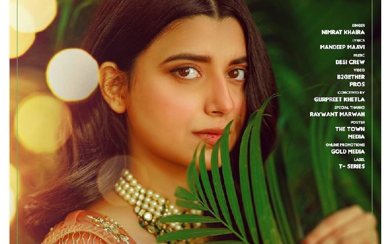 Nimrat Khaira Shares Poster Of Her Next Song 'Gulabi Rang'