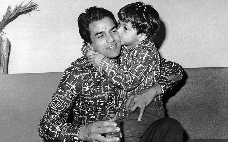 Dharmendra’s Birthday: Bobby Deol Wishes His Beloved Dad On His Special Day; Shares A Throwback Childhood Pic With His Papa