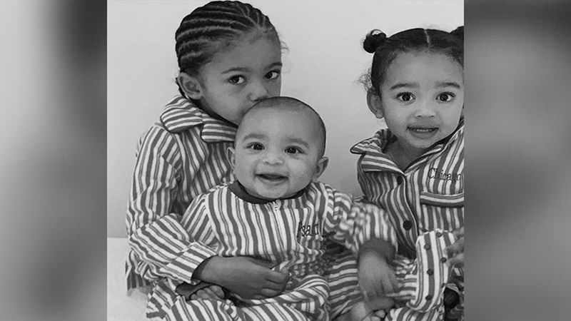 Kim Kardashian's Kids Saint, Chicago And Psalm Have Special Night Suits; How We Wish We Were A Part Of K Family