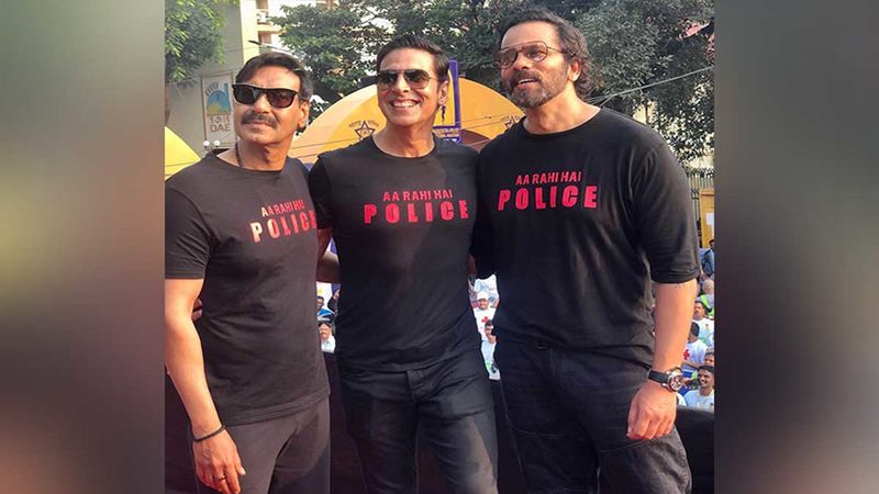 Sooryavanshi: Akshay Kumar, Ajay Devgn Participate In The Mumbai Police Marathon, Akshay Kumar Cracks A RAD Police Joke