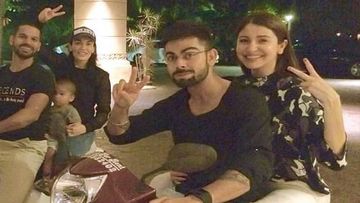 Virat Kohli-Anushka Sharma Enjoy A Bike Ride With Shikhar Dhawan; This TB Pic Is All Things LIT