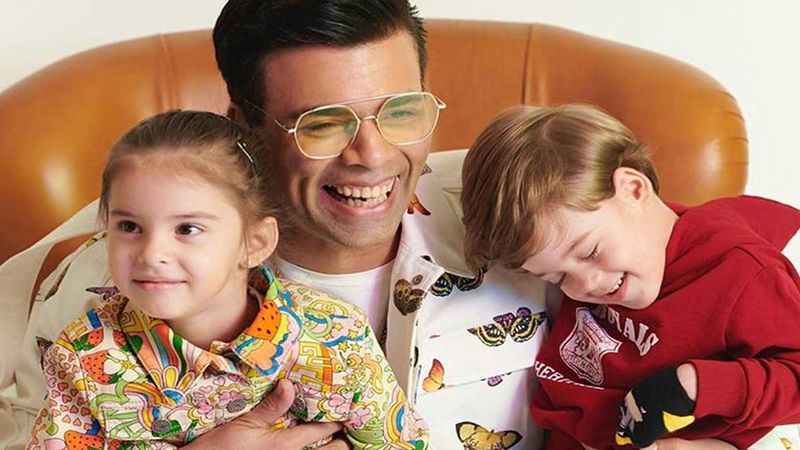 Karan Johar’s Twins Yash And Roohi Explore His Massive Closet; Disapprove Of Their Father’s Fashion Style-WATCH