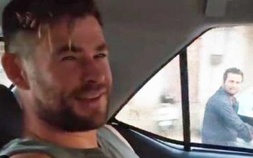 Extraction Star Chris Hemsworth AKA Thor Is Amused By Indian Fans Chasing Him On A Bike For Autograph -WATCH