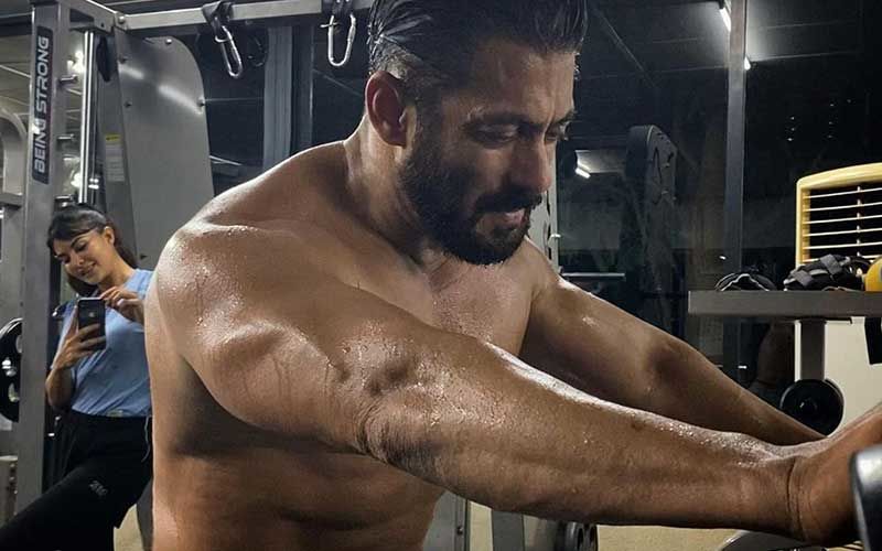 Salman Khan Gets Clicked ‘Chori Chori Chupke Chupke’ By A Sneaky Jacqueline Fernandez; Spotted Sweating It Hard In The Gym At Panvel Farmhouse