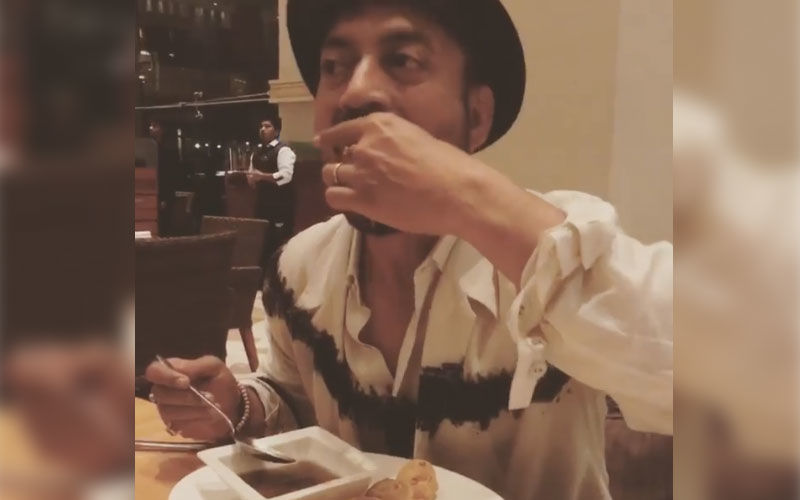 Irrfan Khan's Son Babil Shares An Endearing UNSEEN Video Of The Actor Eating Pani Puri; The Caption Will Crack You Up