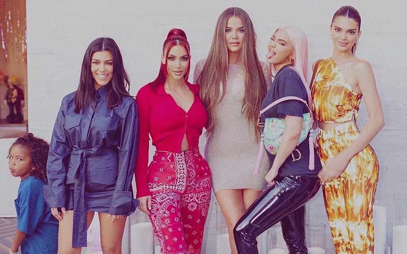 Kim Kardashian Shares Her Version Of 'Spice Girls' With Sisters Kourtney,  Khloe, Kendall And Kylie; Son Saint West Photo Bombs