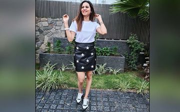 Sargun Mehta Looks Beautiful In Pink Coloured Suit