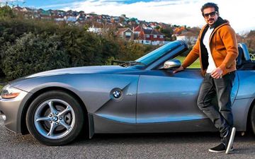 Catch Pushkar Jog And Amruta Khanvilkar Driving Down Brighton In This Top-Down BMW
