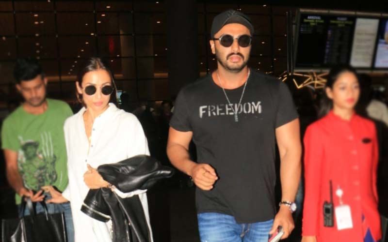 'Love Is In The Air' For Malaika Arora And Arjun Kapoor; The Lady Shares Arjun's Mushy Back Photo As They Ring In Valentine's Day