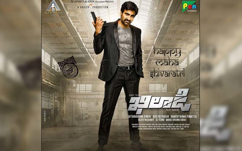 Ravi Teja Shares A BTS From The Sets Of ‘Khiladi’; Says, 'Action Mode On'