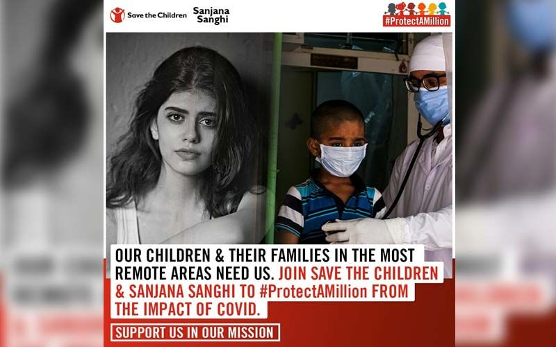 Sanjana Sanghi On A Mission To Support A Million Children Amid COVID-19 Crisis; Urges Everyone To Help-VIDEO