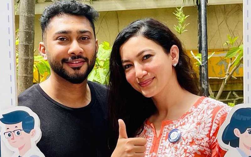 Gauahar Khan And Zaid Darbar Receive The COVID-19 Vaccine Shot; Actress Shares A Pic From Vaccination Centre