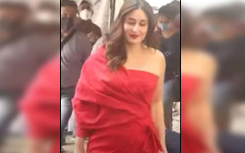 When Kareena Kapoor Khan Went In Wearing A Tracksuit And Came Out Bedazzling In A Red Gown!