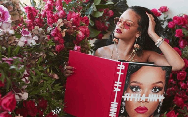 Rihanna Strips To Nothing In Her Lastest Shoot, Covers Her Modesty With Just A Book