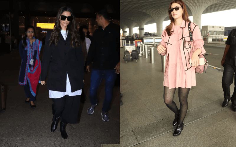 Sonam Kapoor And Kriti Sanon - What Were You Thinking While Sporting These Airport Looks?