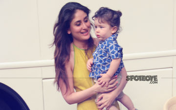 Pics: Taimur Ali Khan Joins His Star Mommy Kareena Kapoor At Mehboob Studio