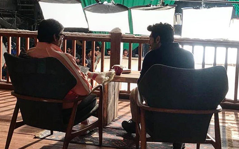 Kartik Aaryan Ticks Off A Box In His Bucket List As He Spends Time With Amitabh Bachchan On Set