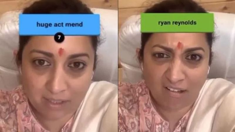 Smriti Irani Takes Instagram’s Gibberish Challenge But Isn’t Happy With The Outcome – Watch HILARIOUS Video