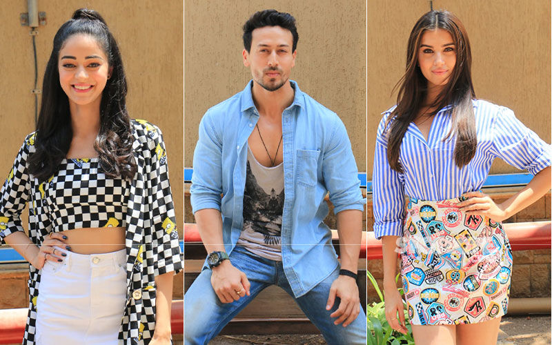 SOTY 2: Tiger Shroff, Ananya Panday, Tara Sutaria Pose For Paps Amidst Promotions
