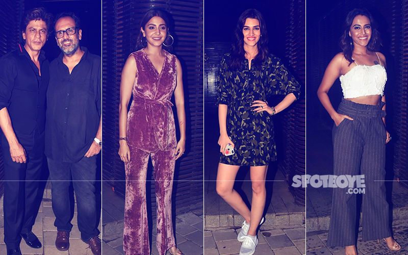 Meet The Stars - SRK, Anushka, Kriti, Swara - At Aanand L Rai's Gala Birthday