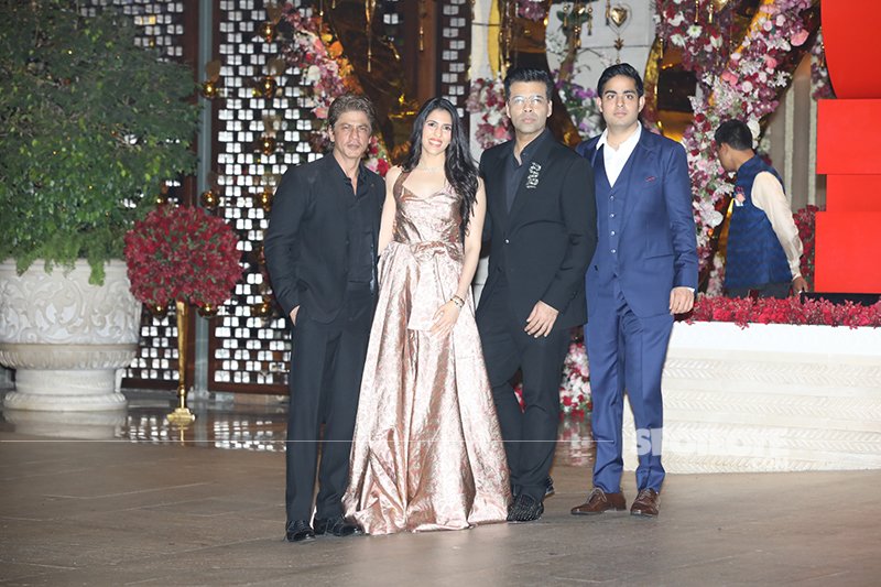 SRK Shloka Mehta Karan Johar Akash Ambani