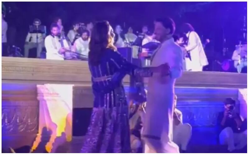 SRK-Gauri Khan’s Romantic Dance Performance On Veer Zara Song ‘Main Yahaan Hoon’ At Anant Ambani’s Wedding Bash Is Winning The Internet! - WATCH